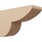 Ekena Millwork 7"W x 21"D x 14"H Classic Crestline Rough Cedar Woodgrain TimberThane Corbel, Primed Tan CORUR07X21X14CRERCPR - alternate 1